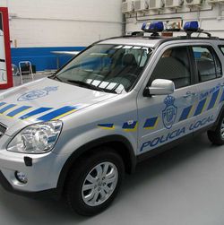 Rotulación coche POLICÍA LOCAL LLANERA